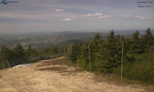 Město Rokytnice nad Jizerou - Lysá hora, pohled na západ - 28.4.2026 v 10:45 Město Rokytnice nad Jizerou - Lysá hora, pohled na západ - 28.4.2026 v 10:45