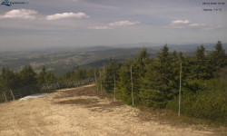 Lysá hora, pohled na západ