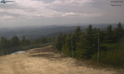 Lysá hora, pohled na západ