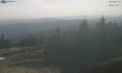 Lysá hora, pohled na západ