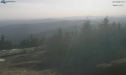 Lysá hora, pohled na západ