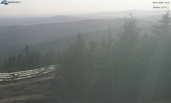 Lysá hora, pohled na západ