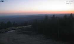 Lysá hora, pohled na západ