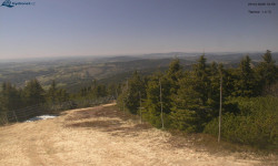 Lysá hora, pohled na západ