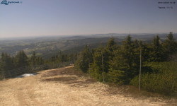 Lysá hora, pohled na západ