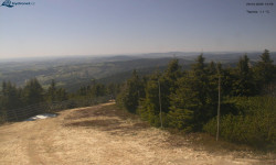 Lysá hora, pohled na západ