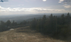 Lysá hora, pohled na západ