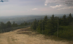 Lysá hora, pohled na západ