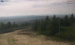Lysá hora, pohled na západ