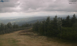 Lysá hora, pohled na západ