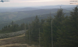 Lysá hora, pohled na západ