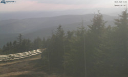 Lysá hora, pohled na západ