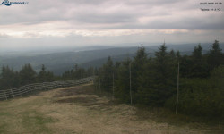 Lysá hora, pohled na západ