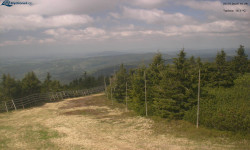 Lysá hora, pohled na západ