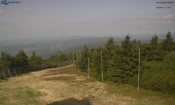 Lysá hora, pohled na západ
