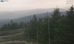 Lysá hora, pohled na západ