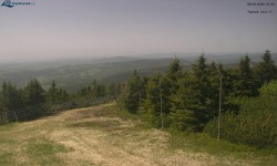 Lysá hora, pohled na západ