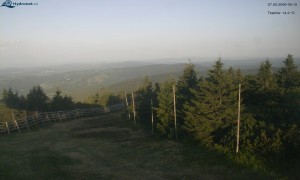 Město Rokytnice nad Jizerou - Lysá hora, pohled na západ - 27.5.2026 v 06:15 Město Rokytnice nad Jizerou - Lysá hora, pohled na západ - 27.5.2026 v 06:15