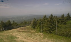Lysá hora, pohled na západ