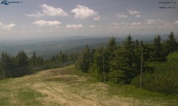 Lysá hora, pohled na západ