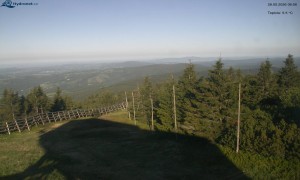 Město Rokytnice nad Jizerou - Lysá hora, pohled na západ - 28.5.2026 v 07:01 Město Rokytnice nad Jizerou - Lysá hora, pohled na západ - 28.5.2026 v 07:01