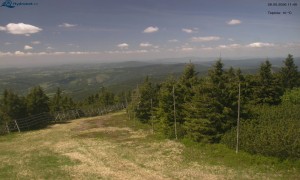 Město Rokytnice nad Jizerou - Lysá hora, pohled na západ - 28.5.2026 v 11:45 Město Rokytnice nad Jizerou - Lysá hora, pohled na západ - 28.5.2026 v 11:45