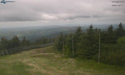 Lysá hora, pohled na západ