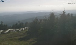 Lysá hora, pohled na západ