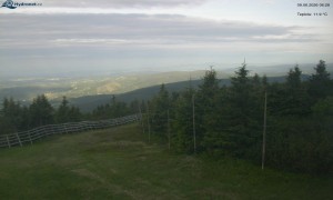 Město Rokytnice nad Jizerou - Lysá hora, pohled na západ - 9.6.2026 v 06:31 Město Rokytnice nad Jizerou - Lysá hora, pohled na západ - 9.6.2026 v 06:31