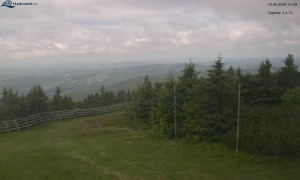 Město Rokytnice nad Jizerou - Lysá hora, pohled na západ - 16.6.2026 v 10:45 Město Rokytnice nad Jizerou - Lysá hora, pohled na západ - 16.6.2026 v 10:45