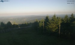 Lysá hora, pohled na západ