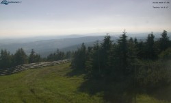 Lysá hora, widok na zachód