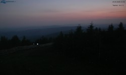 Lysá hora, widok na zachód