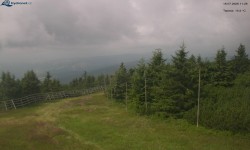 Lysá hora, pohled na západ