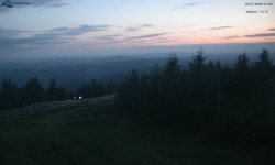 Lysá hora, pohled na západ