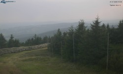 Lysá hora, pohled na západ