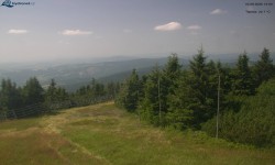 Lysá hora, pohled na západ