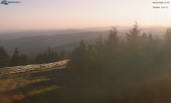 Lysá hora, widok na zachód