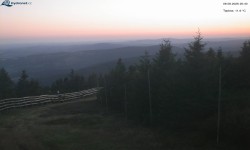 Lysá hora, widok na zachód
