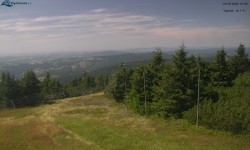 Lysá hora, widok na zachód