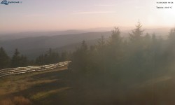 Lysá hora, pohled na západ