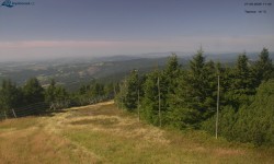 Lysá hora, pohled na západ
