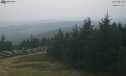 Lysá hora, widok na zachód
