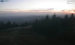 Lysá hora, pohled na západ