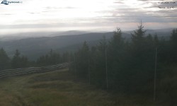 Lysá hora, pohled na západ