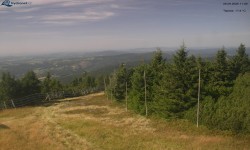 Lysá hora, widok na zachód