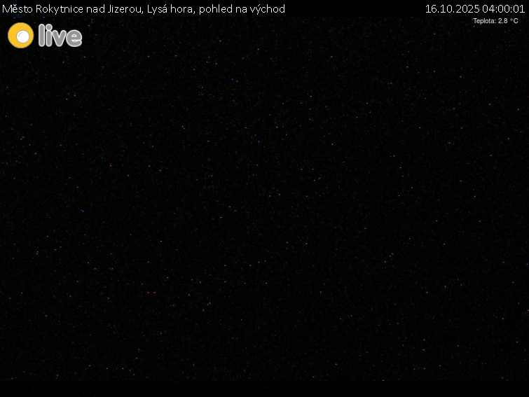 Město Rokytnice nad Jizerou - Lysá hora, pohled na východ - 16.10.2025 v 04:00 Město Rokytnice nad Jizerou - Lysá hora, pohled na východ - 16.10.2025 v 04:00