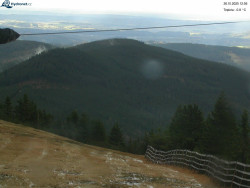 Lysá hora, pohled na východ