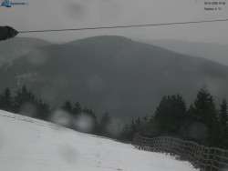 Lysá hora, pohled na východ