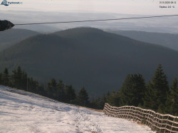 Lysá hora, pohled na východ